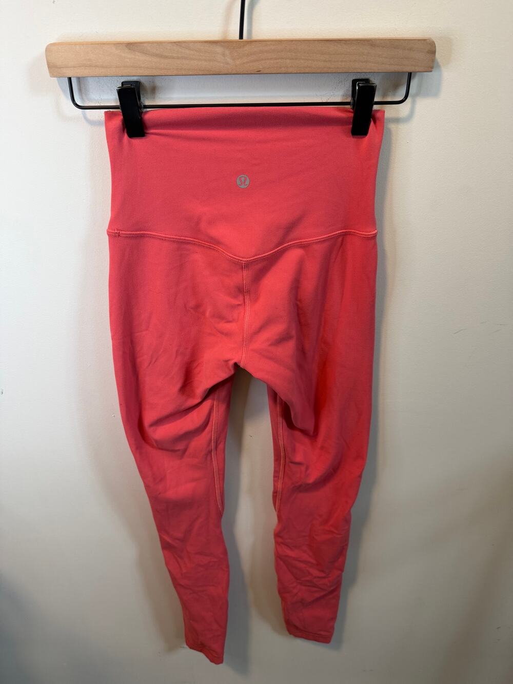 Lululemon Align High‑Rise Pant 28” Nulu Size 2 Raspberry Cream
